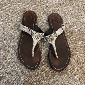 Tory Burch snakeskin sandals